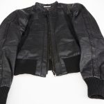 Vintage 80s Xhaketë Bomber Lëkure - M