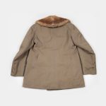 Vintage 40s British Army Pallto Ushtarake me Gëzof - L