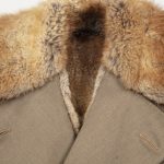 Vintage 40s British Army Pallto Ushtarake me Gëzof - L