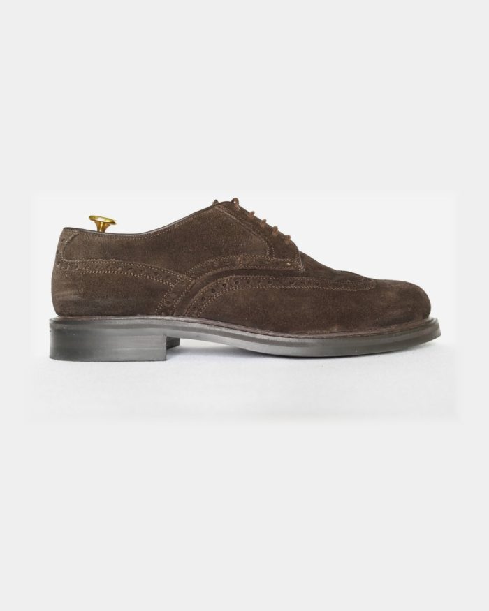 Vintage 80s Këpucë Brogue Lëkure - 43