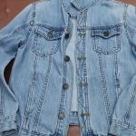 Vintage Y2K Wrangler Xhaketë Xhins e Zbehtë - M