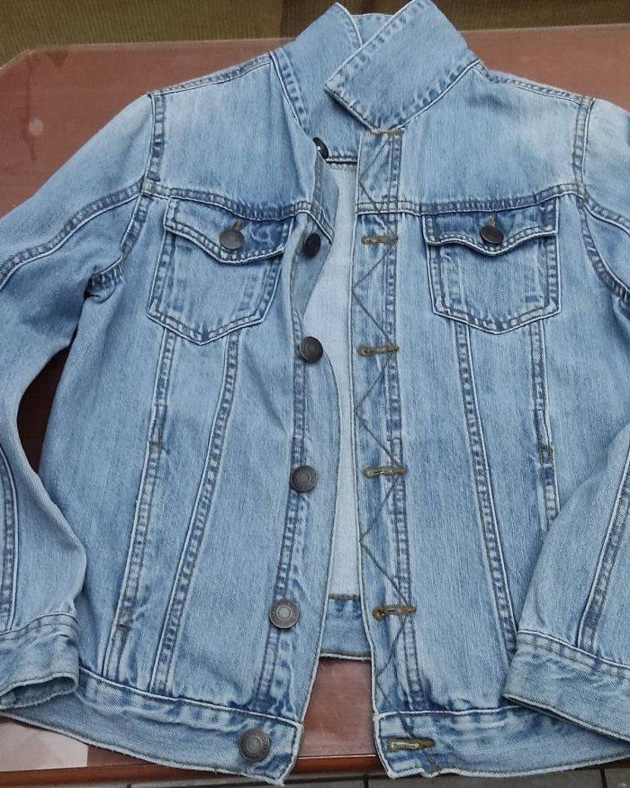 Vintage Y2K Wrangler Xhaketë Xhins e Zbehtë - M