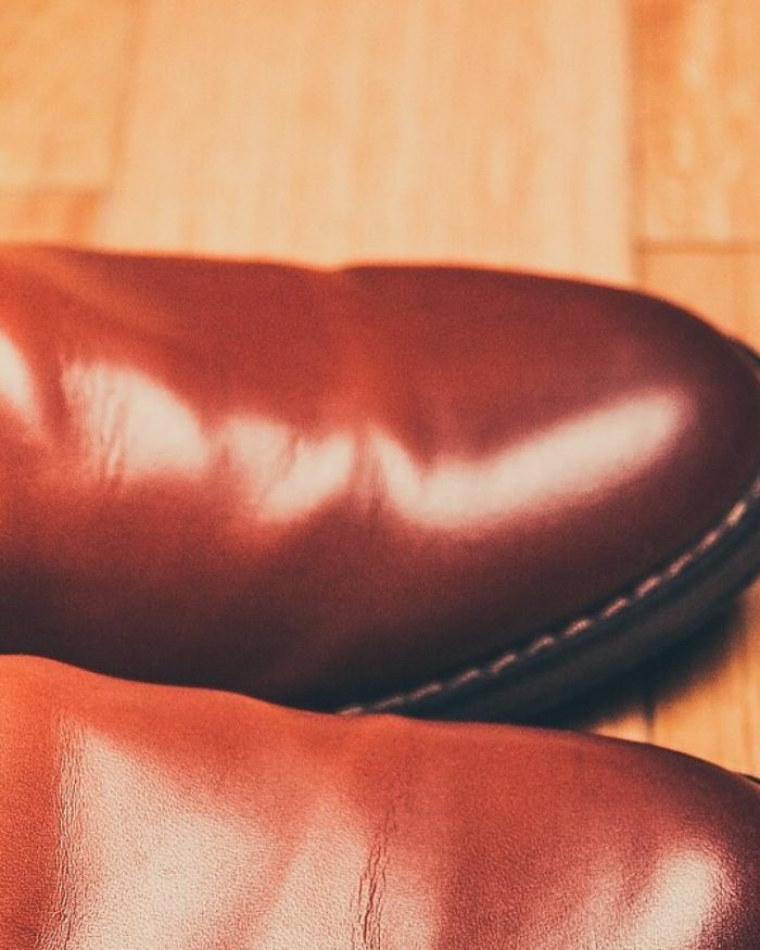 Vintage 80s Çizme Chukka Lëkure - 42