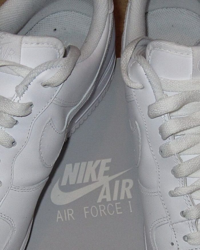 Vintage 90s Nike Air Force 1 e Bardhë - 43