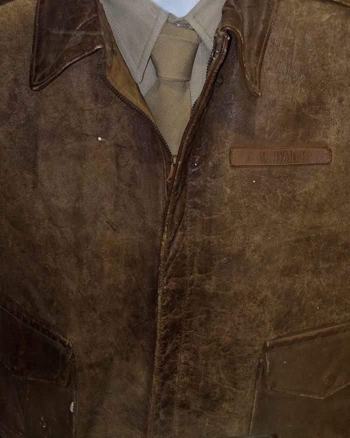 Vintage 40s US Army Xhaketë Pilot A-2 Lëkure - L